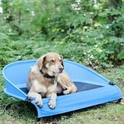 Gen7Pets Cool-Air Cot Pet Bed for Dogs and Cats, Medium, Trailblazer Blue