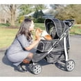 Gen7Pets Monaco Pet Stroller, Black Geometric