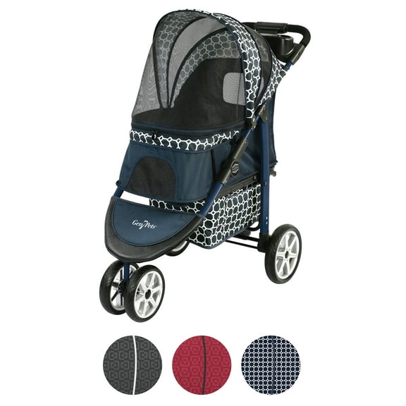 Gen7Pets Monaco Pet Stroller, Dress Blues