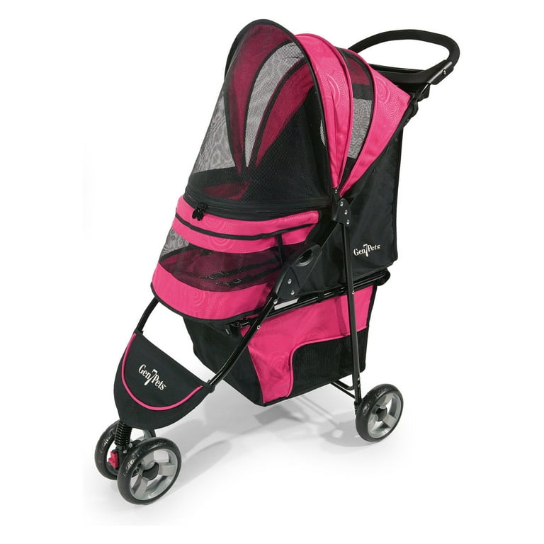 Gen7Pets Regal Pet Stroller, for Dogs, Raspberry Sorbet