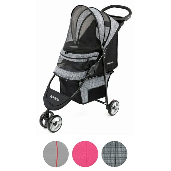 Gen7Pets Regal Plus Pet Stroller, Starry Night Gray