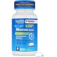 thumbnail image 1 of GenCare Mucus Relief Expectorant Guaifenesin 600mg for Congestion and Cough, 200 Tablets, 1 of 7