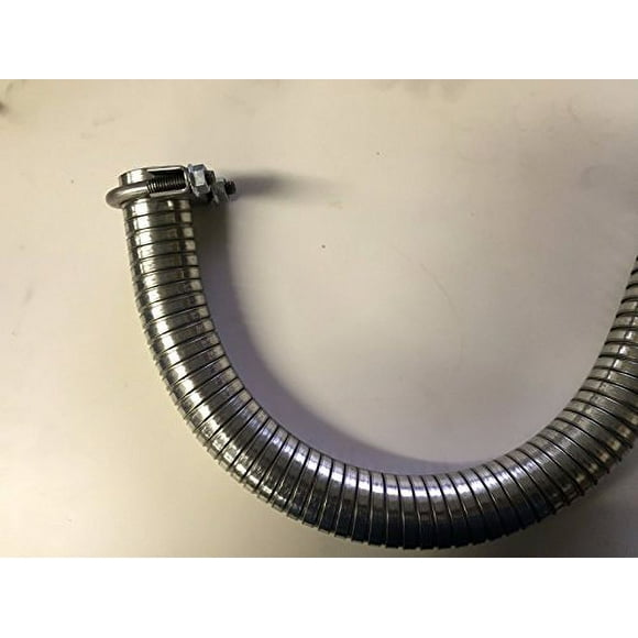 GenExhaust Universal Generator 1" Steel Exhaust Extension 3 Foot Length.