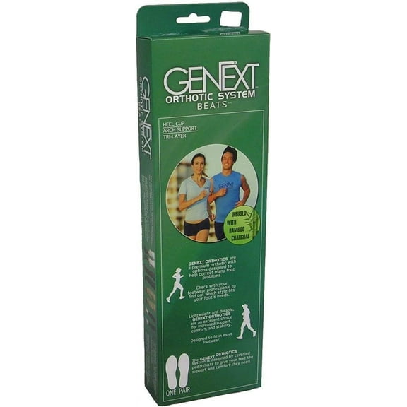 GenExt Men's Beats (Posted Heel) Full Orthotic Arch Support Insole System (13)