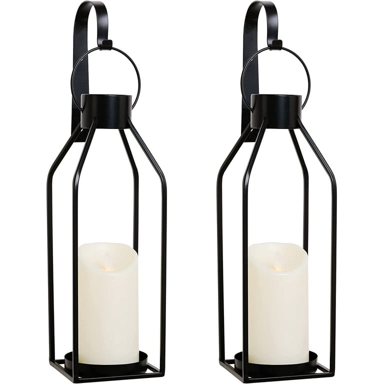 Black sconces candles hotsell