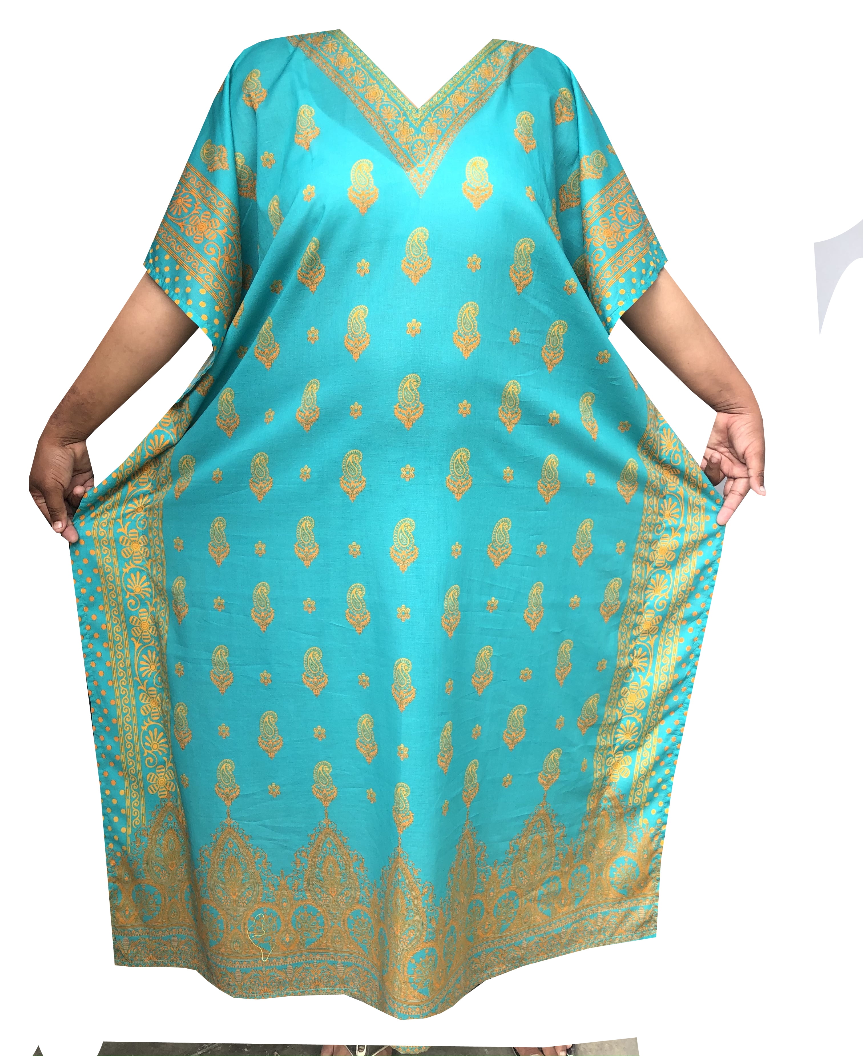 GenOne Caftans for Women Loungewear, Long Beach Cover Up, Kaftan