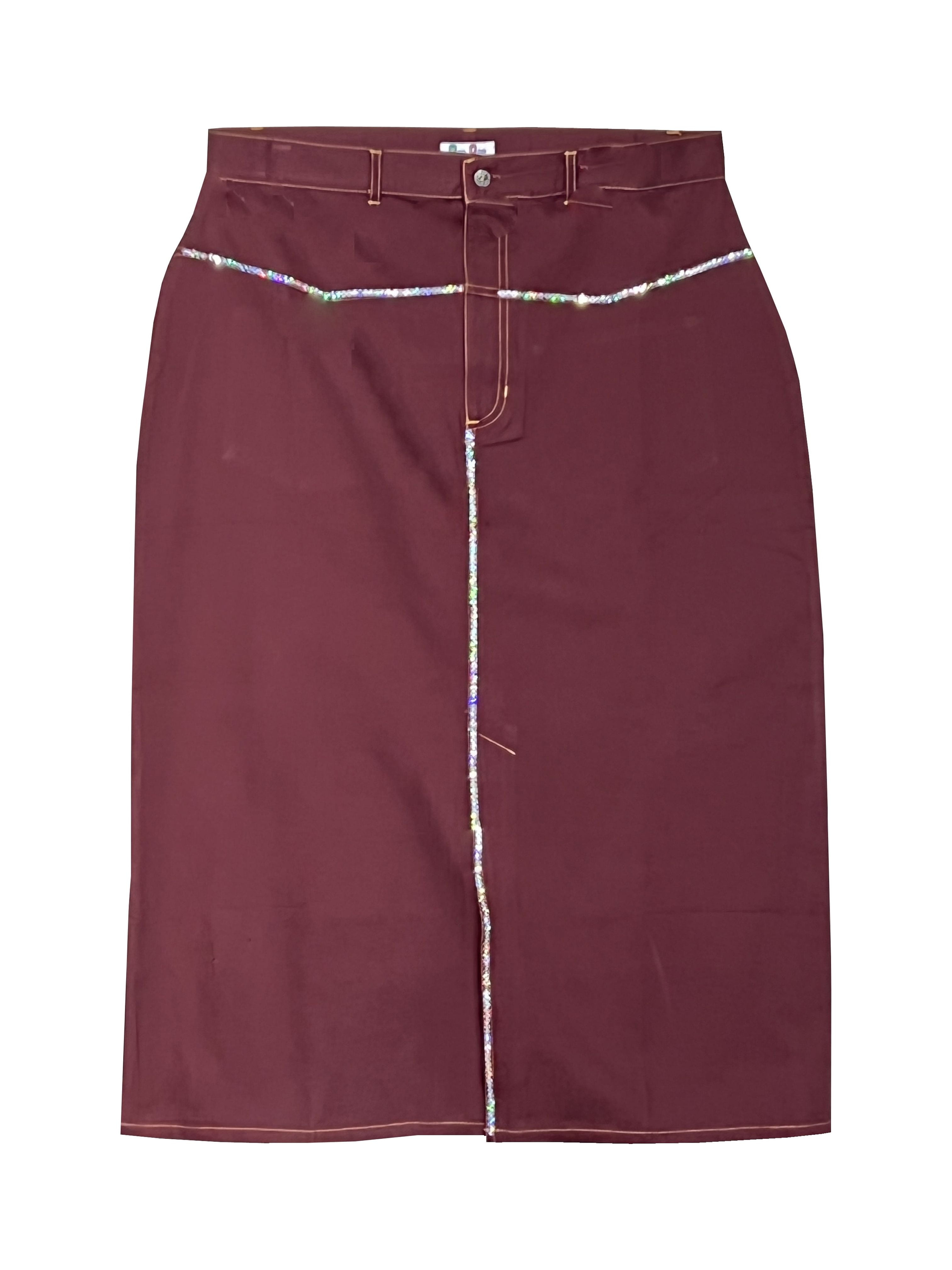 GK Premier Cheer Skirt - Youth Small Red-Black | Stylish Performance Skirt