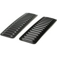 thumbnail image 1 of GenRight Off Road LVR-1006 Black 2 Piece Long Hood Louver Vent Set For Jeep Cherokee, Wrangler Can Fit Any Vehicle Universal Fit, 1 of 3