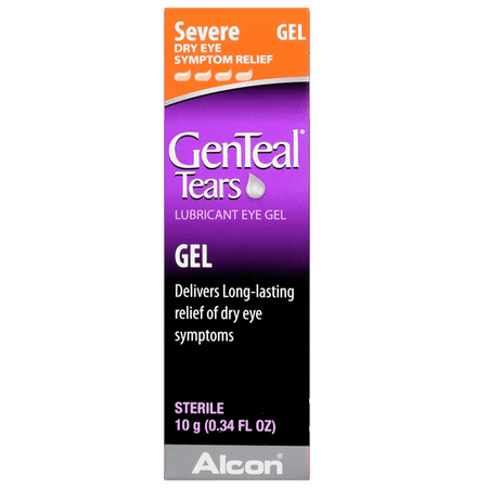 GenTeal Tears Lubricant Eye Gel for Severe Dry Eye Symptom Relief, .34 oz
