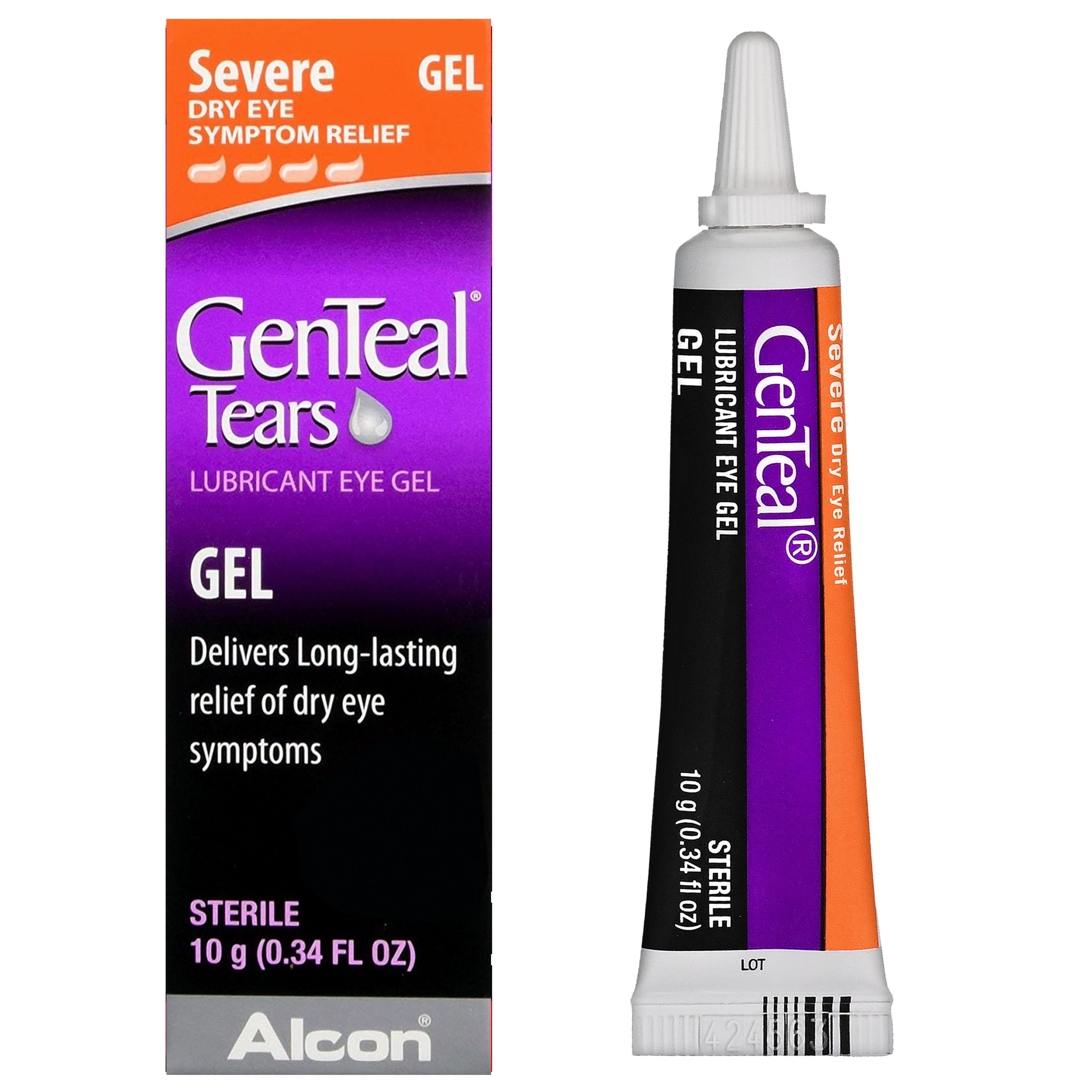 GenTeal Tears Lubricant Eye Gel for Severe Dry Eye Symptom Relief, .34 oz