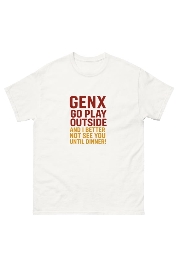 GenX - Go Play Outside (White, XL)