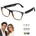 thumbnail image 1 of GenXenon&nbsp;Bluetooth Glasses with Photochromic Lenses for Men and Women,Open Ear Audio,Smart Glasses with Speakers,Modern Square Photochromic Sunglasses,Suitable Fand Meetings and Offices, 1 of 11