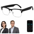 thumbnail image 1 of GenXenon Smart AI Glasses for Hands-Free Travel & Calls,165+ Languages Translation,Anti Blue Light Glasses Suitable for Meeting and Buisness,Powered By ChatGPT,Silvery Half Frame Unisex, 1 of 9
