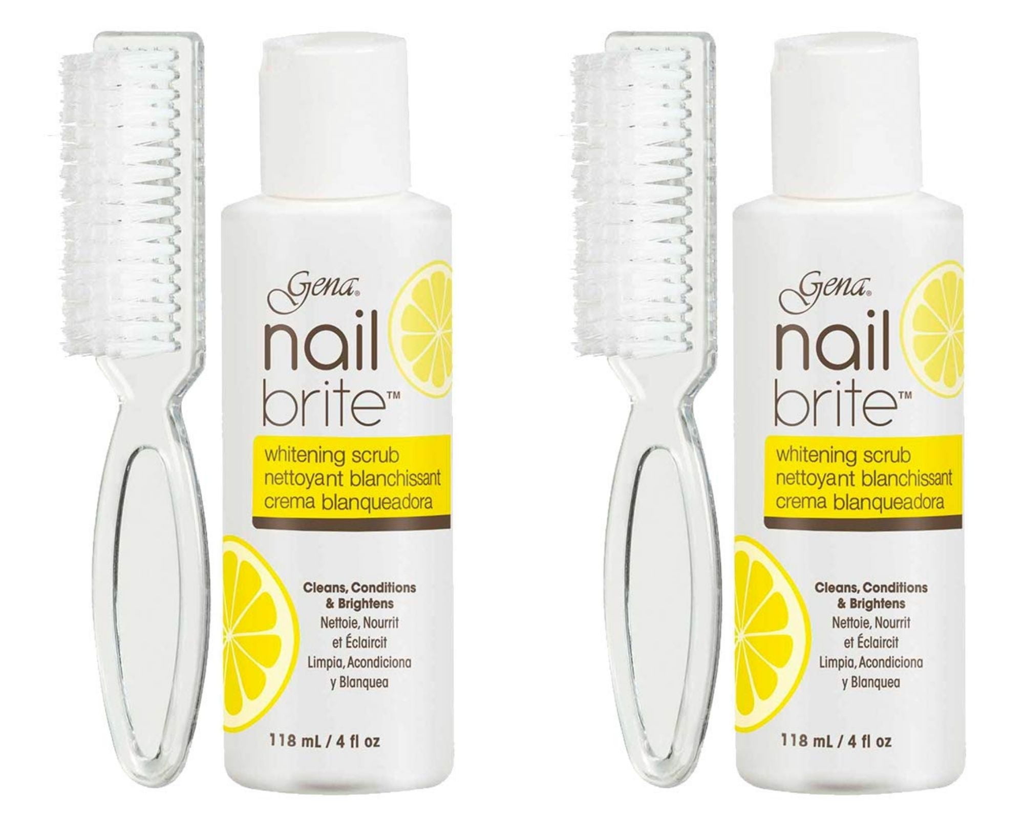 Gena Nail Brite Whitening Scrub 4 oz x 2