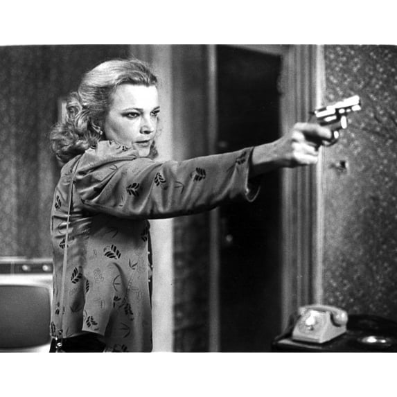 Gena Rowlands Holding Pistol in Classic Photo Print (8 x 10)