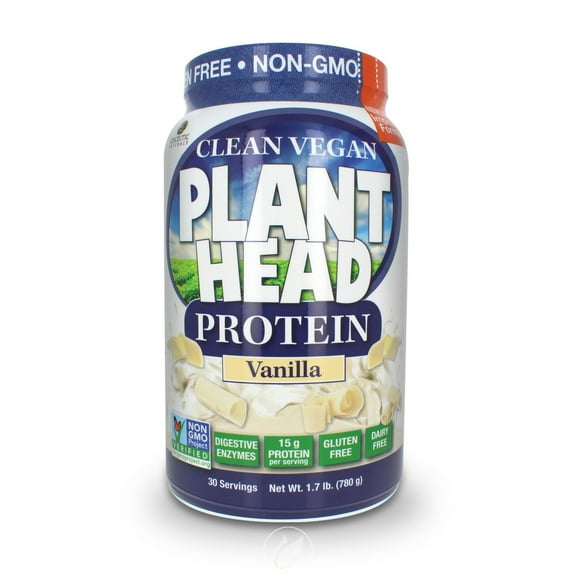 Genceutic Naturals Plant Head Protein,Van 1.7 Lb