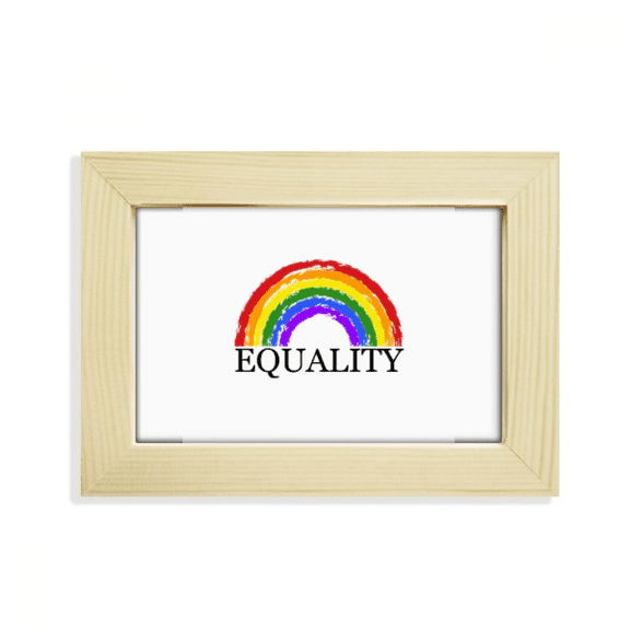 Gender Difference And Identity Rainbow Equality Desktop Decorate Photo Frame Picture Art Painting 5x7 inch