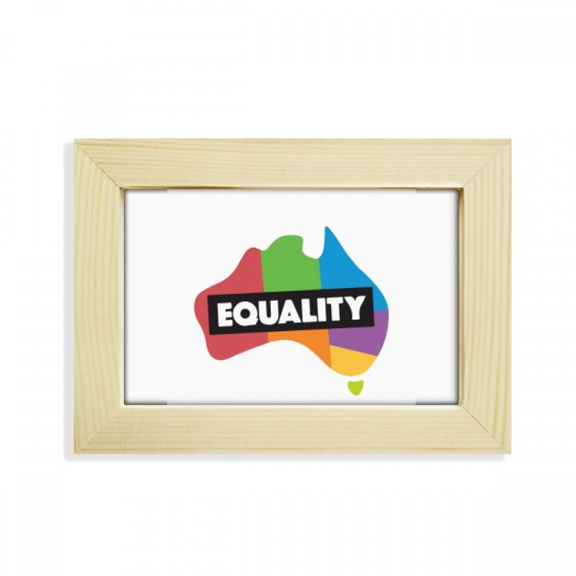 Gender Difference Australian Rainbow Equality Desktop Decorate Photo Frame Picture Art Painting 5x7 inch