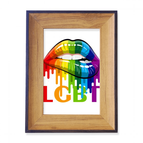 Gender Differentiation Identity Rainbow Equality Photo Frame Exhibition Display Art Desktop Painting