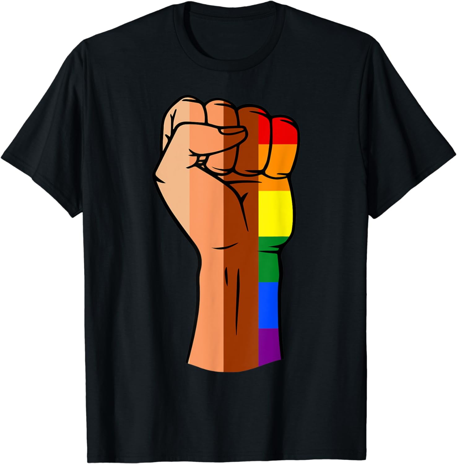 Gender Equality Fist LGBT Feminist Activist Advocate Right T-Shirt 