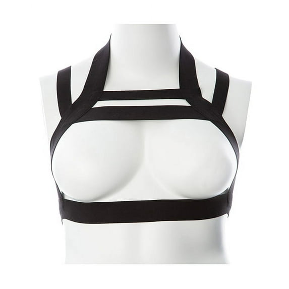 Gender Fluid Majesty Harness - Small-Large - Black