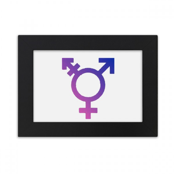 Gender Identity Rainbow Equality Desktop Photo Frame Ornaments Picture Art Painting