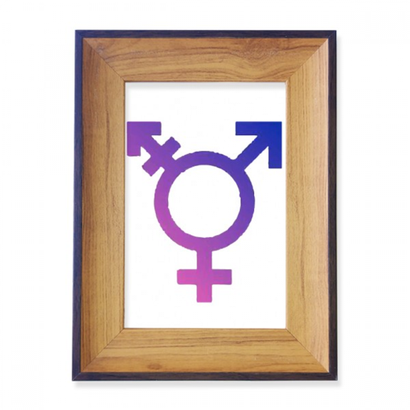 Gender Identity Rainbow Equality Photo Frame Exhibition Display Art Desktop Painting