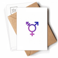 thumbnail image 1 of Gender Identity Rainbow Equality Postcards Envelopes Blank Note Cards Mailing, 1 of 4