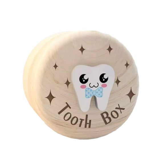 Gender Neutral Baby Tooth Keepsakes Box Handcraft Storage For First Teeth Baby Nursery Organizers Heirlooms