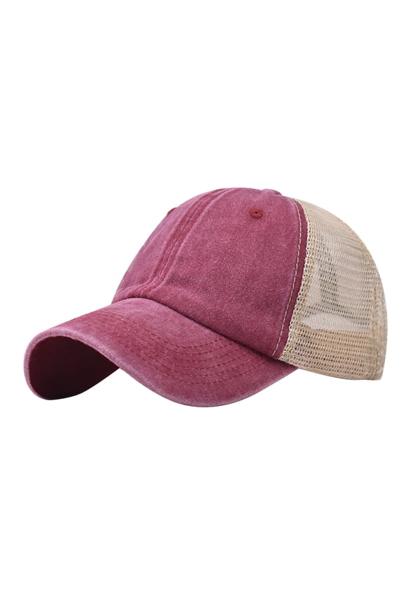 Gender-Neutral Hat Curved Brim Cap Multi-Purpose Cap Adjustable Closure Cap Sweat Wicking Cap Minimalist Daily Cap Lightweight Design Cap Sporty Flat Brim Cap Skin Friendly Cap