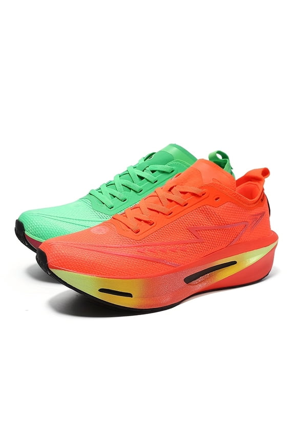Gender-Neutral Low-Cut Running Sneakers Featuring a Breathable Mesh And PU Upper, Stability Cushioning, And a Lightweight Design Suitable for All Seasons, Perfect for Gym Workouts, Outdoor Hikes