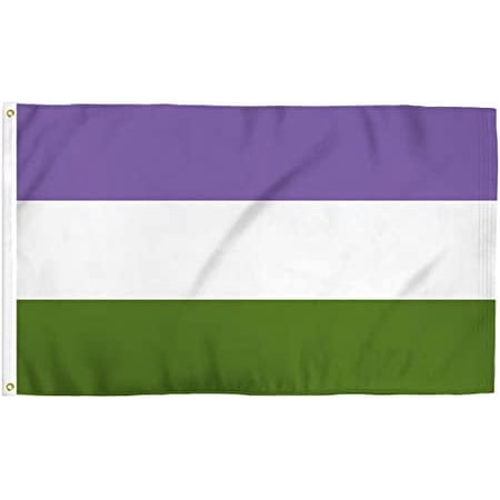 Gender Queer 3'X5' Flag Rough Tex ® 100D