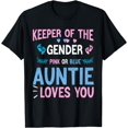 thumbnail image 1 of Gender Reveal Auntie For a Keeper Of The Gender Aunt T-Shirt, 1 of 4