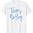 thumbnail image 1 of Gender Reveal Baby Shower Shirt - Team Boy T-Shirt100% cotton, 1 of 4