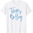 thumbnail image 1 of Gender Reveal Baby Shower Shirt - Team Boy, 1 of 3