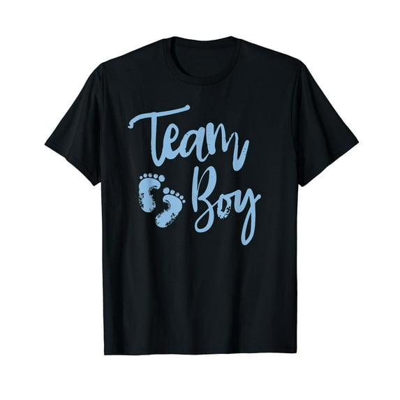 Gender Reveal Baby Shower Shirt Team Boy