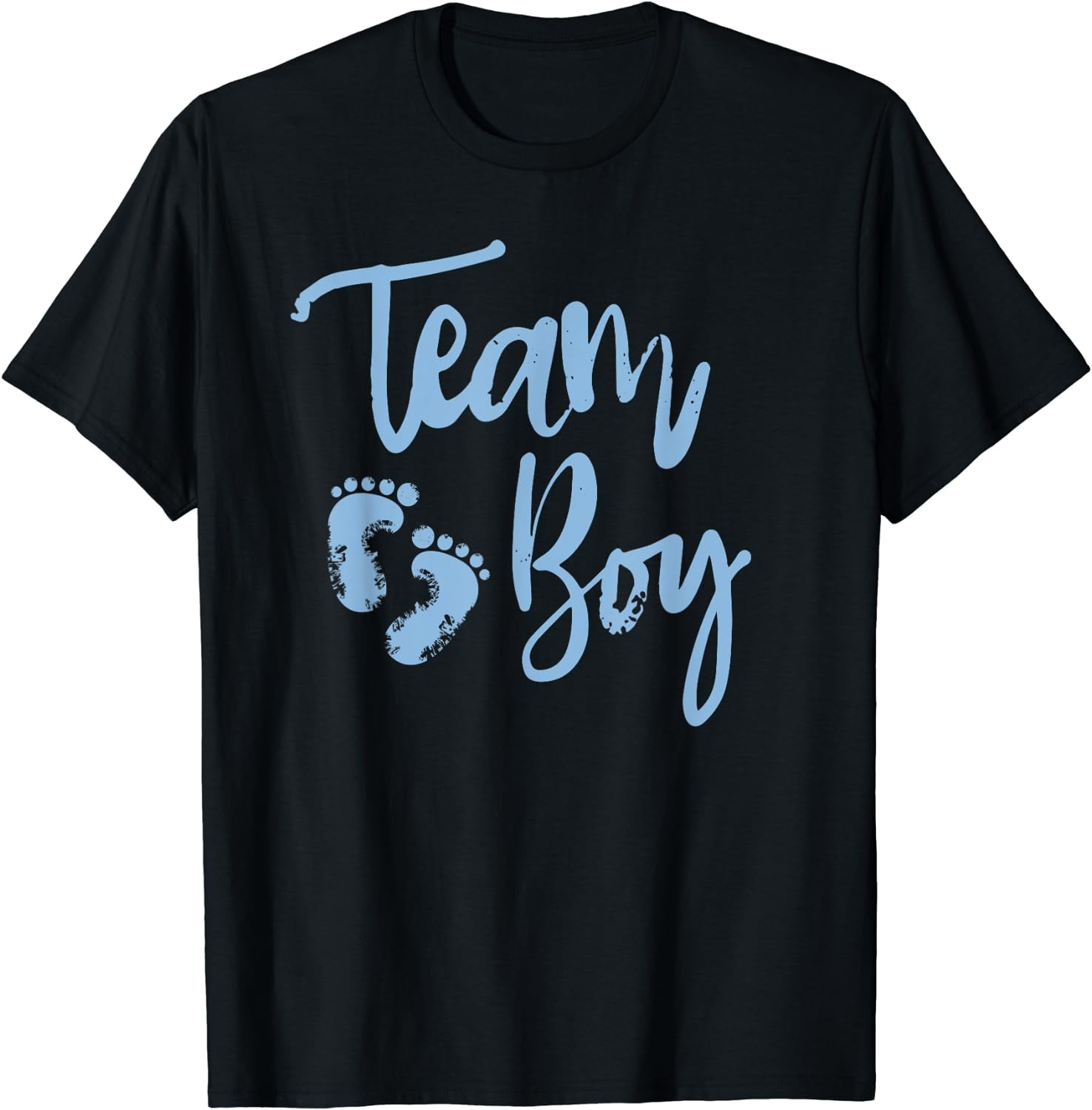 Gender Reveal Baby Shower Shirt Team Boy