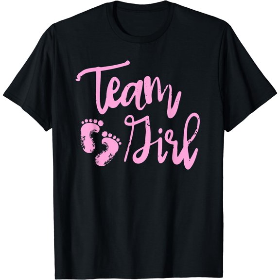 Gender Reveal Baby Shower Shirt - Team Girl