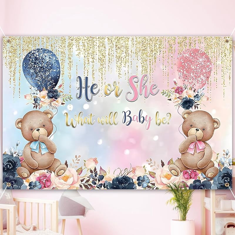 Party Backdrop Gender Reveal