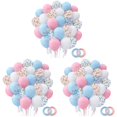 thumbnail image 2 of Giant 90cm Confetti Balloons For Gender Reveal Party (Pack Of 3) – Silvertex 2 of 6