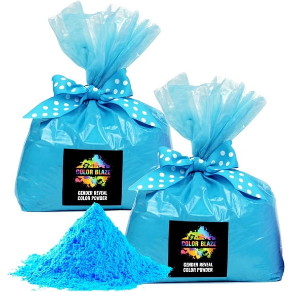 Gender Reveal Blue Color Powder - 10 Pounds