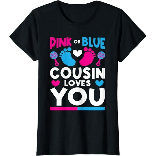 Gender Reveal Family Member T-Shirt - Show Your Love to Your Pink or