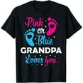 thumbnail image 1 of Gender Reveal Grandpa Grandfather Family T-Shirt, 1 of 4