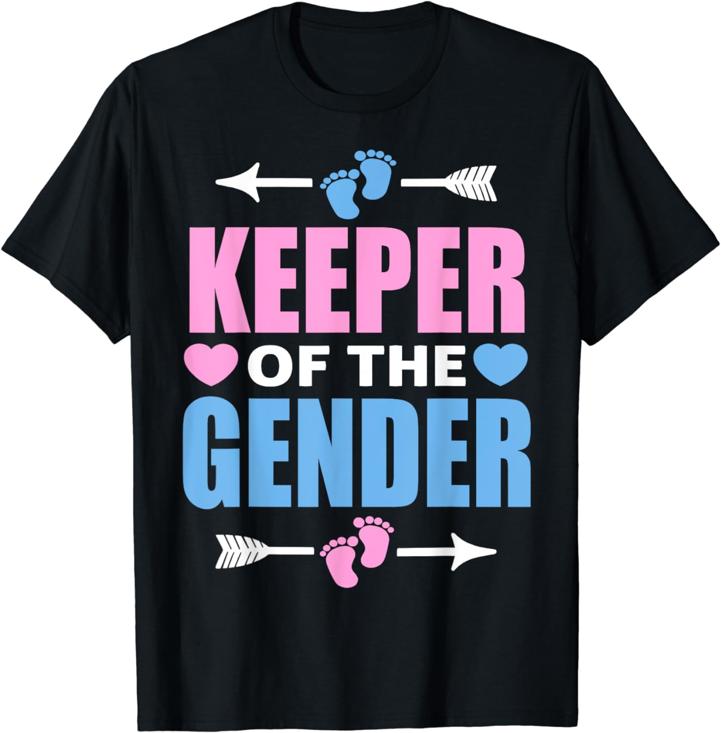 Keeper Of The Gender Shirt - Lustiges Schwangerschafts-T-Shirt Zur Geschlechtsenthüllung