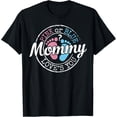 thumbnail image 1 of Gender Reveal Mom Mommy To Be Gifts Pink or Blue Baby Shower T-Shirt, 1 of 5
