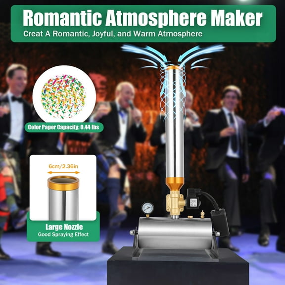 Gender Reveal Party Cannons Boy Girl Confetti Cannons Launcher Salute Machine