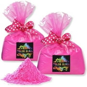 Color Blaze Color Powder 2-Pack Bundle   Pink Color   5 lbs Each, 10 lbs Total   Color Powder for Gender Reveal