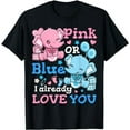 thumbnail image 1 of Gender Reveal Pink or Blue T-Shirt, 1 of 5