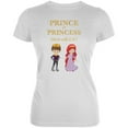 thumbnail image 1 of Gender Reveal Prince Or Princess Juniors Soft T Shirt White MD, 1 of 1