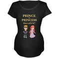 thumbnail image 1 of Gender Reveal Prince Or Princess Maternity Soft T Shirt, 1 of 1